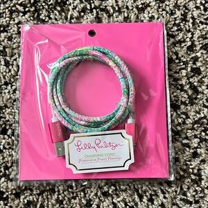 NWT Lilly Pulitzer Charging Cord